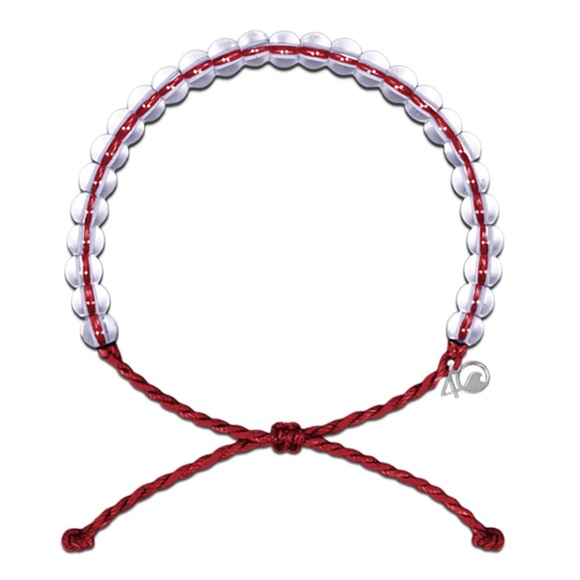 Sustainable Fishing Red 4Ocean bracelet - Picture 2 of 3